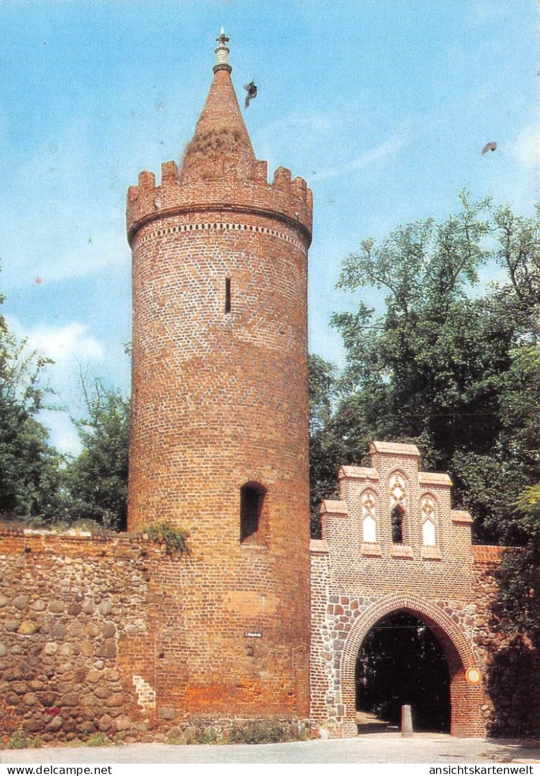 Neubrandenburg Fangelturm Und Stadtmauer Ngl #172.133 - Otros & Sin Clasificación