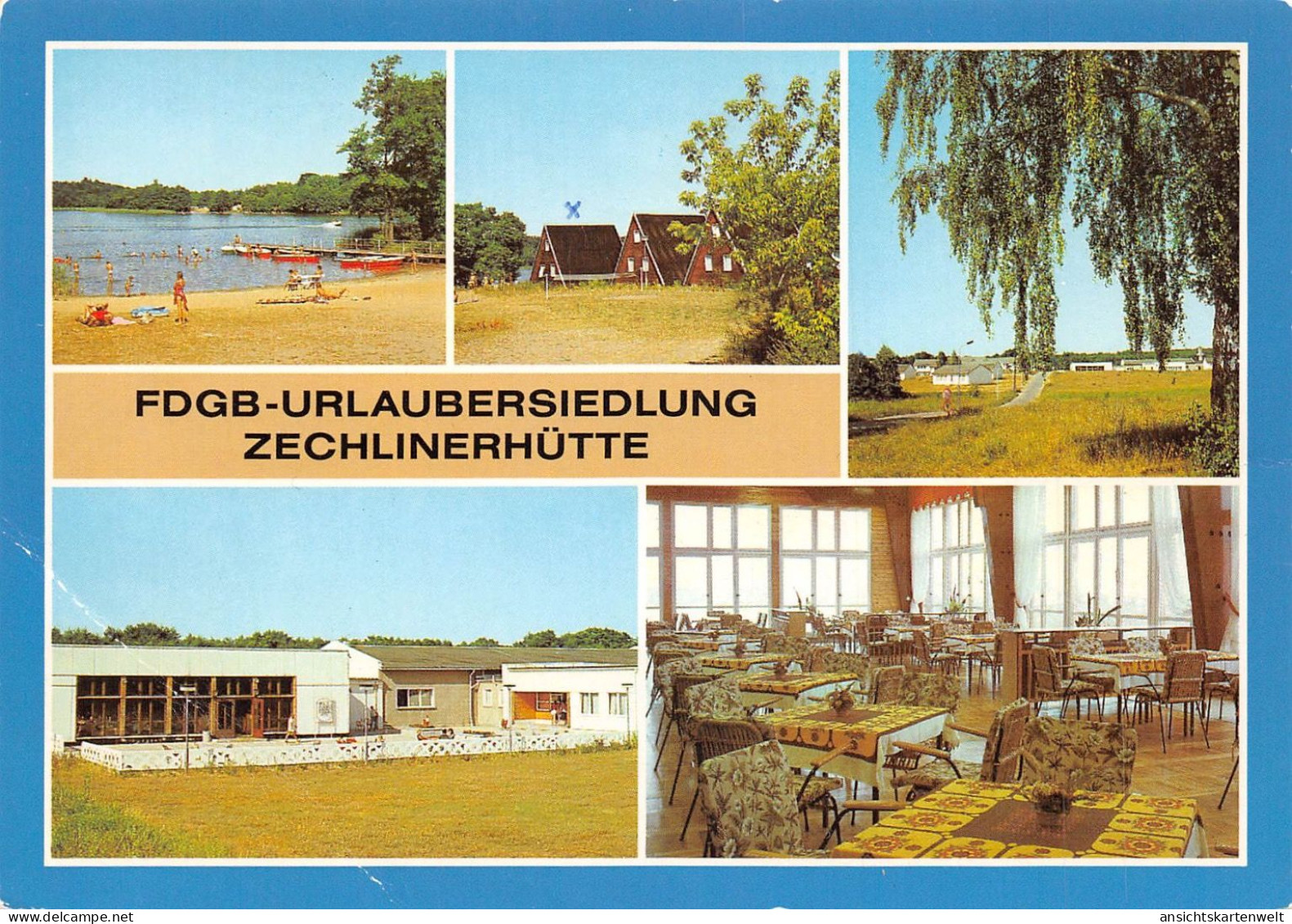 Zechlinerhütte (Neuruppin) Urlaubersiedlung Ngl #172.119 - Autres & Non Classés