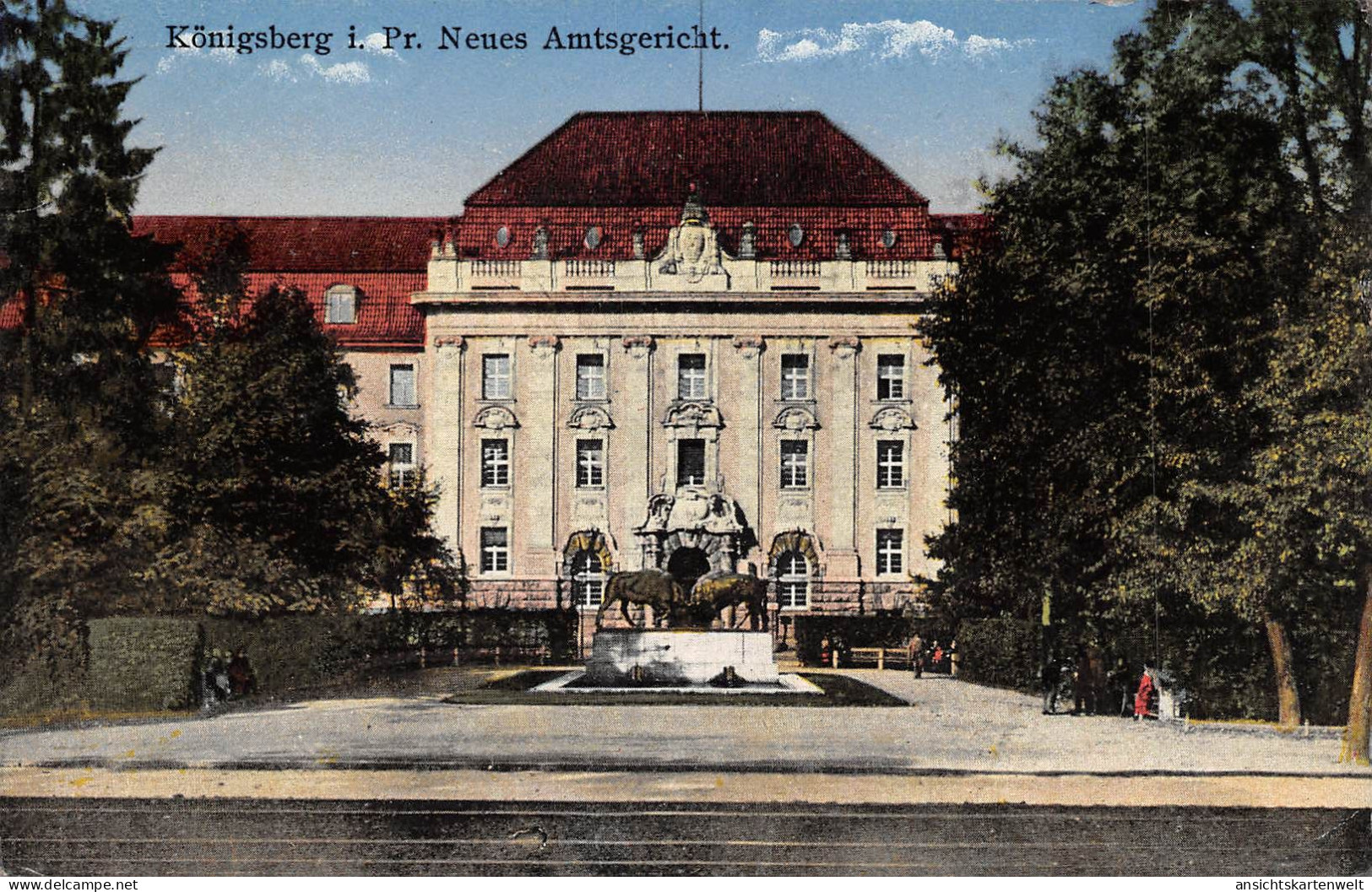 Königsberg (Preußen) Neues Amtsgericht Gl1933 #172.126 - Ostpreussen