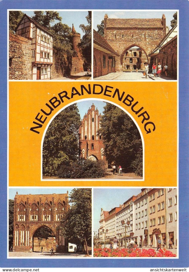 Neubrandenburg Wiekhaus Friedländer Tor Neues Tor Ngl #172.132 - Andere & Zonder Classificatie