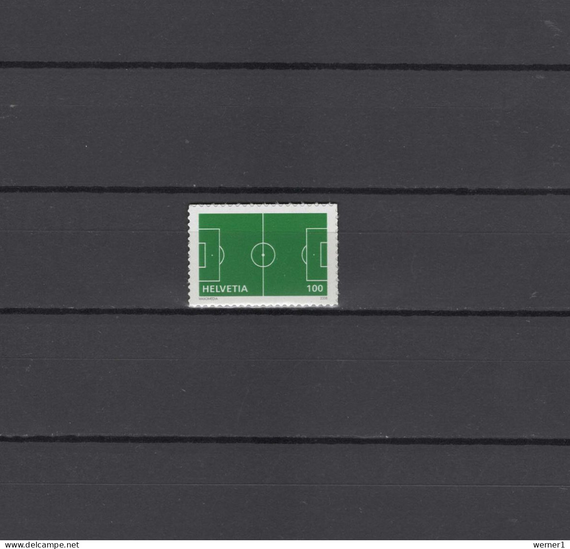 Switzerland 2008 Football Soccer European Championship Stamp MNH - Europei Di Calcio (UEFA)