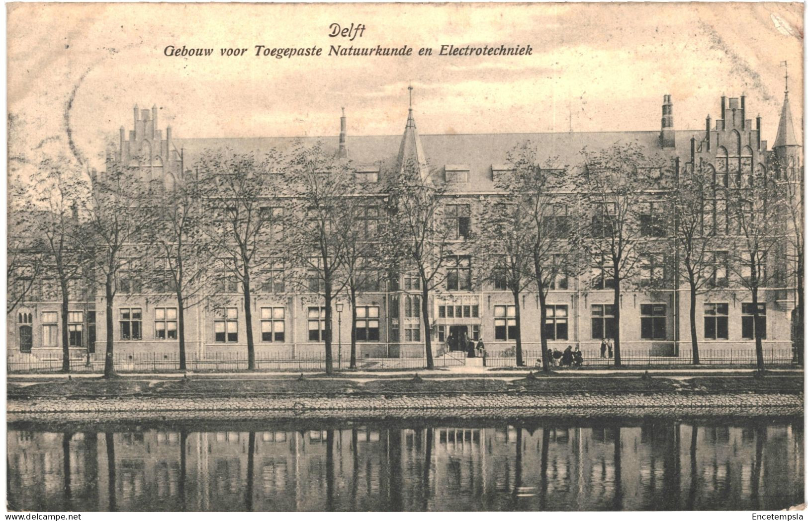 CPA Carte Postale  Pays Bas Delft Gebouw Voor Toegepaste Natuurkunde En Electrotechniek 1911  VM80157 - Delft