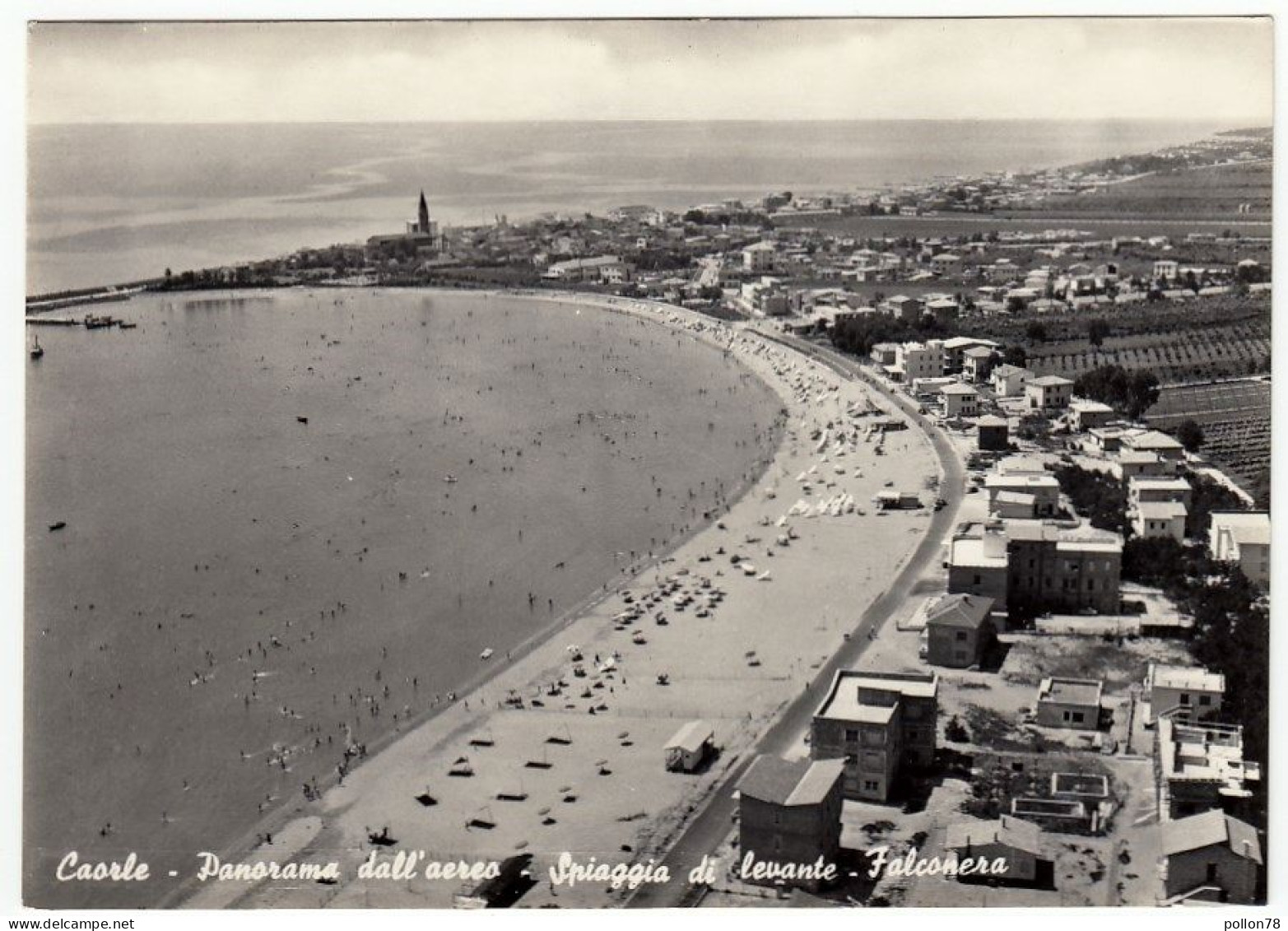 CAORLE - PANORAMA DALL'AEREO - SPIAGGIA DI LEVANTE - FALCONERA - VENEZIA - Venezia