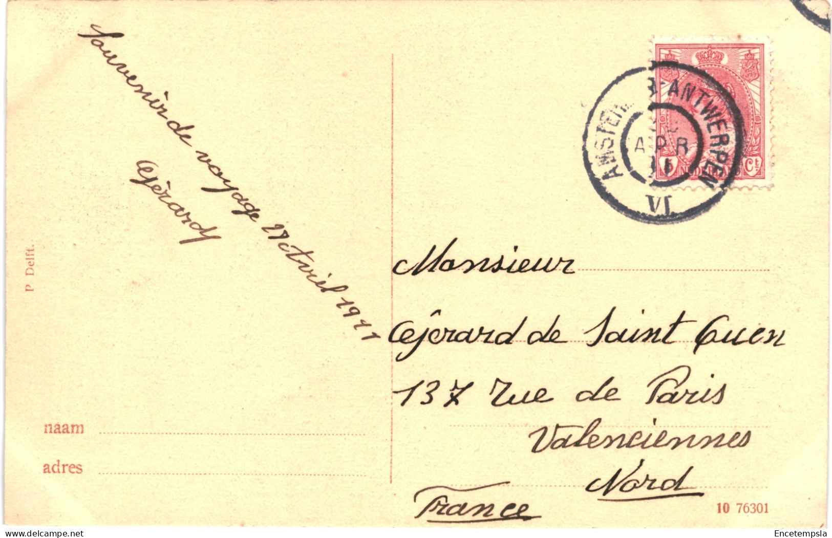 CPA Carte Postale  Pays Bas Delft Oostpoort 1911 VM80158 - Delft