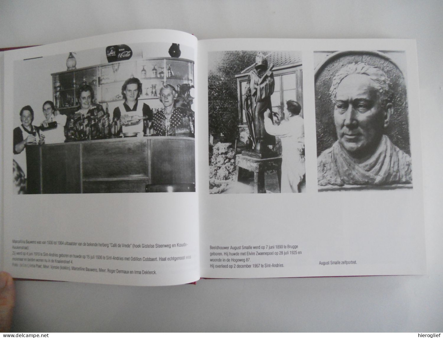 Mensen van bij ons - kijkboek Sint-Andries Brugge - Gerard Bossu oude PK CP AK volksleven heemkunde volkskunde folklore