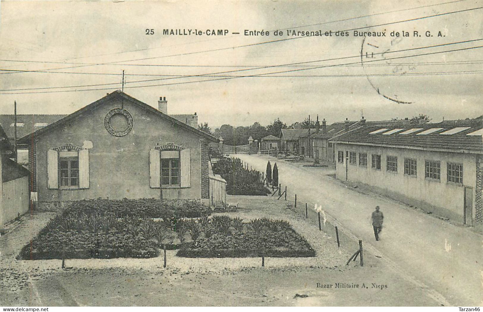 28.04.2024 - A -  25. MAILLY LE CAMP Entrée De L'Arsenal Et Des Bureaux De La R.G.A. - Mailly-le-Camp