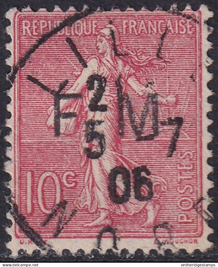France 1906 Sc M4 Yt Militaire 4 Military Used Lille Cancel - Military Postage Stamps