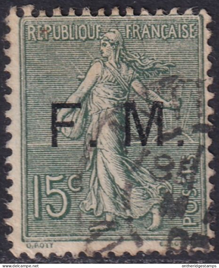 France 1904 Sc M3 Yt Militaire 3 Military Used - Militaire Zegels