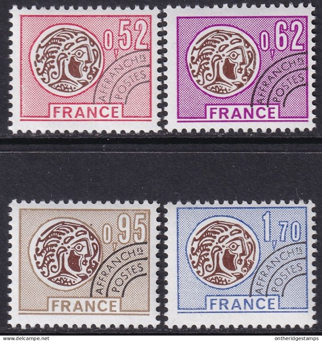 France 1976 Sc 1487-90  Precancelled Set MNH** - 1964-1988