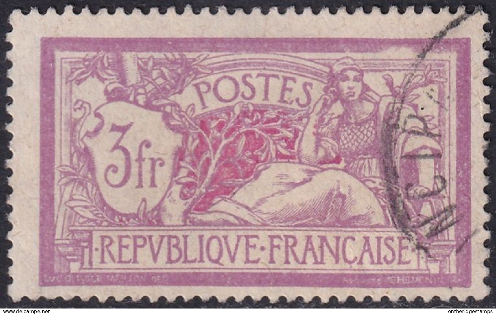 France 1925 Sc 128 Yt 240 Used Light Cancel - 1900-27 Merson