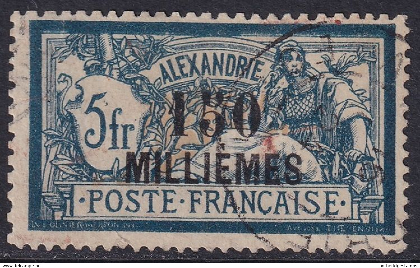 French Offices Alexandria 1925 Sc 73 Yt 74 Used - Gebraucht