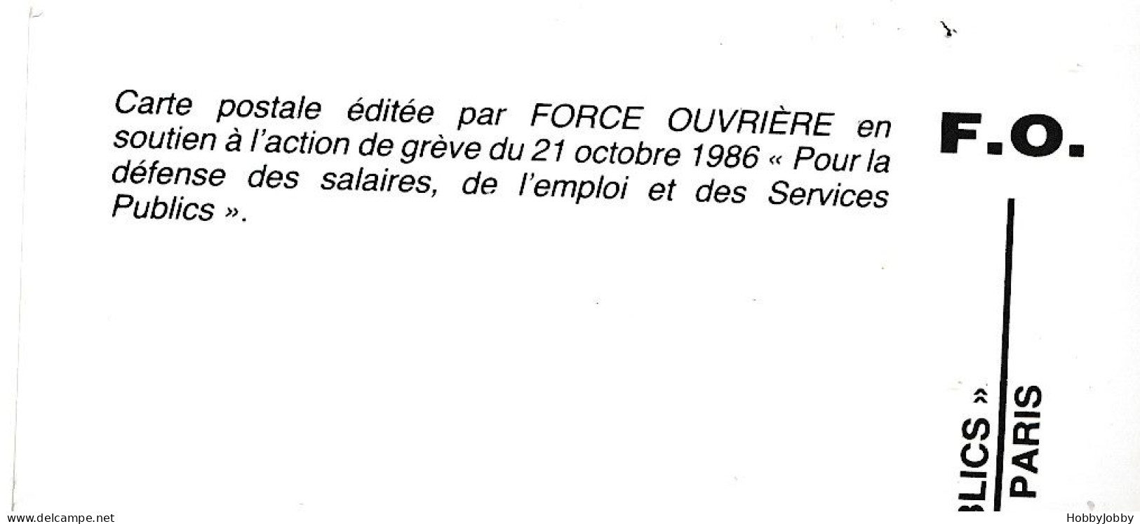 P.R.: MANTIEN DU POUVOIR D'ACHAT  SAUVEGARDE DU SERVICE PUBLIC To Jacques CHIRAC - Satirische