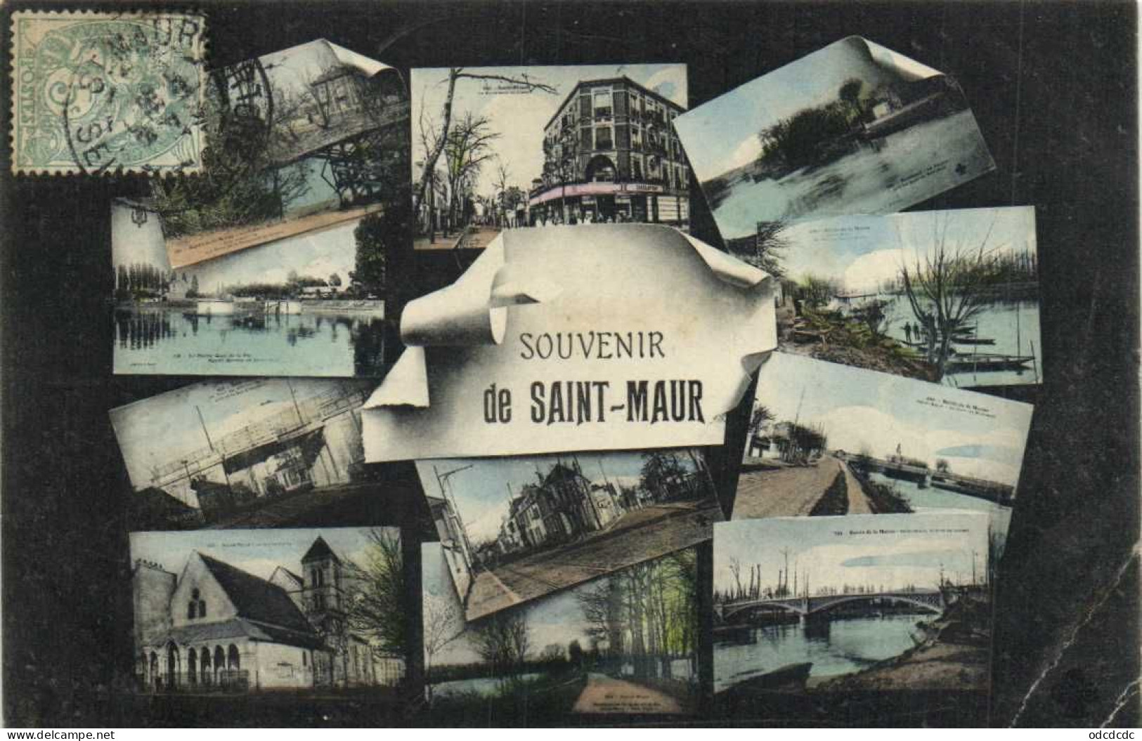 Fantaisie SOUVENIR De SAINT MAUR 11 Vues Colorisées RV - Saint Maur Des Fosses