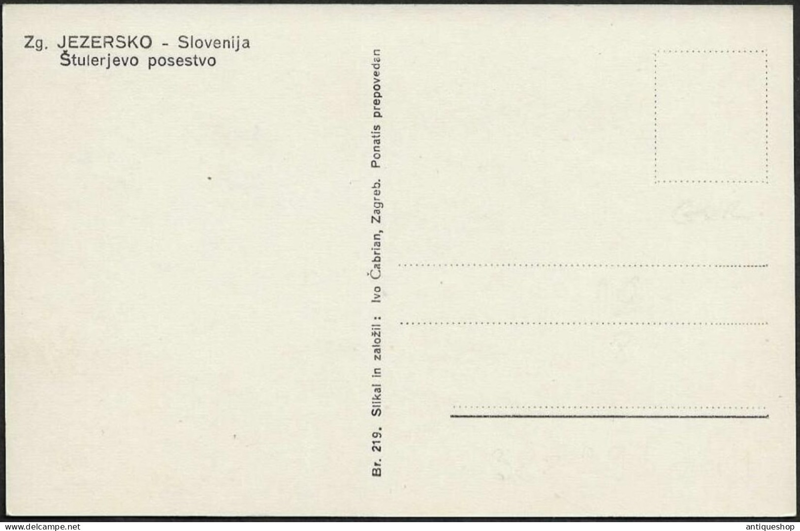 Slovenia-----Jezersko-----old Postcard - Slovénie