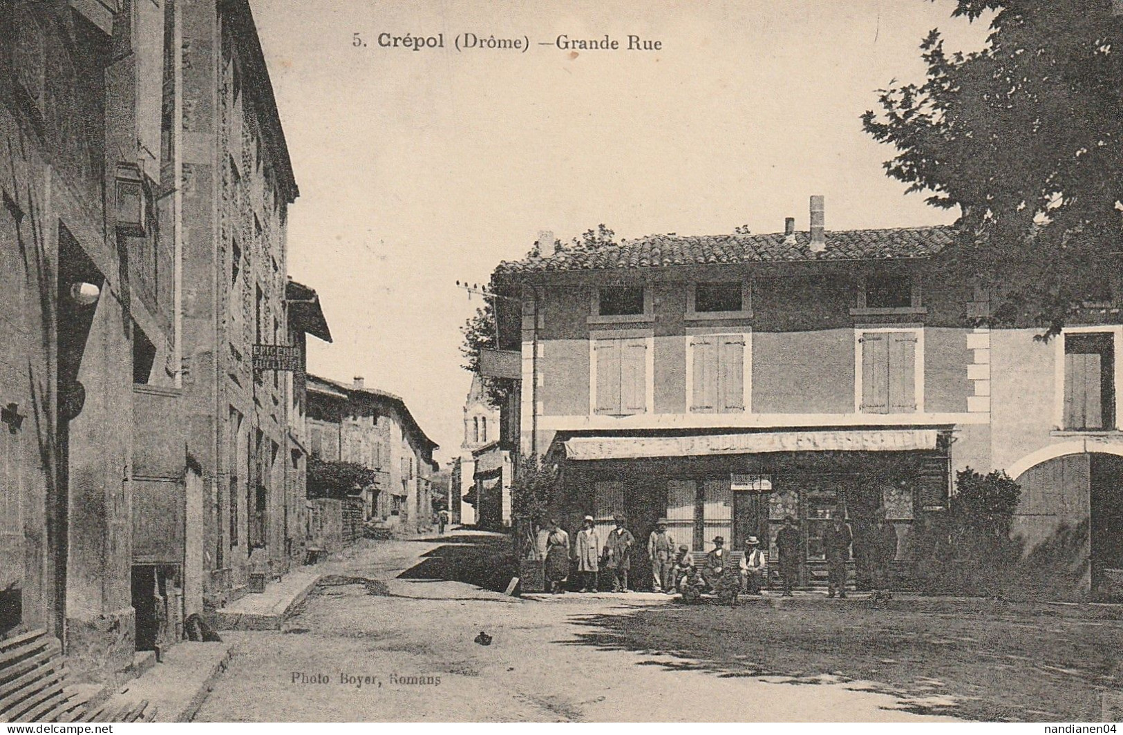 CPA - 26 - Crépol - Grande Rue - Other & Unclassified