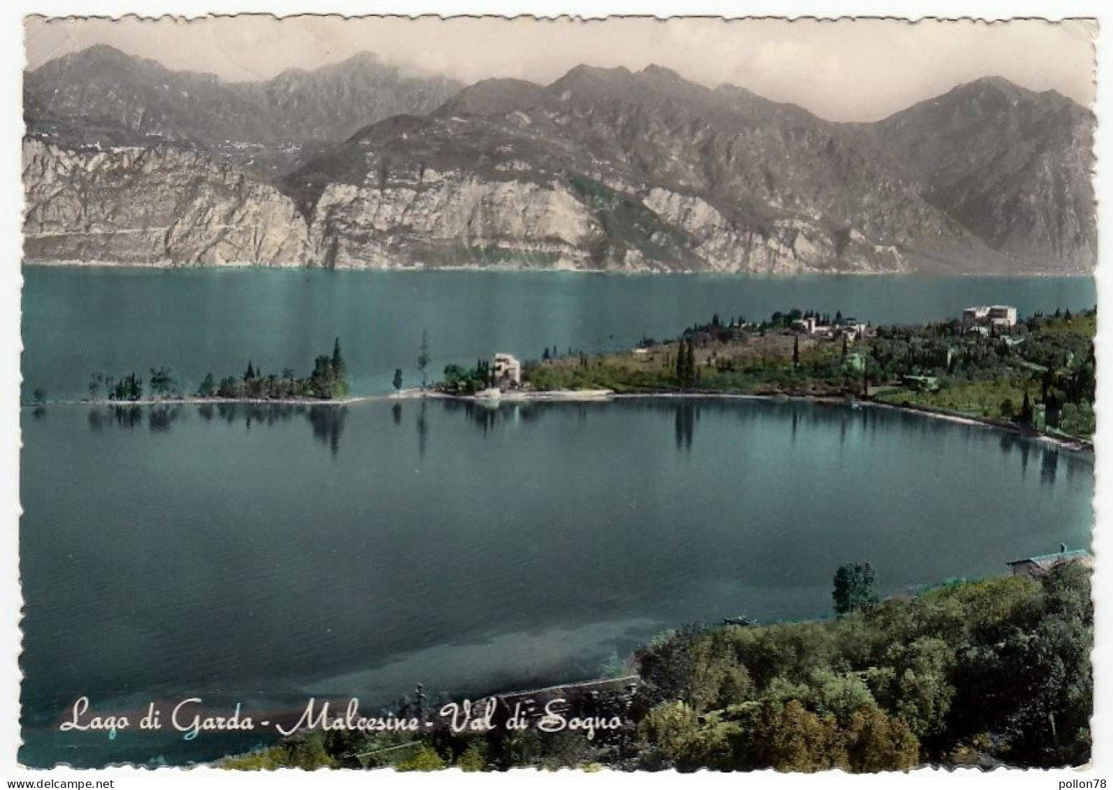 LAGO DI GARDA - MALCESINE - VAL DI SOGNO - VERONA - 1954 - Primi Colori - Verona