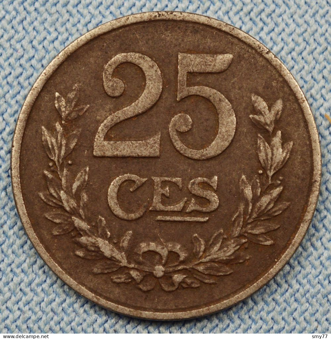 Luxembourg • 25 Centimes 1919 •  Charlotte •  Luxemburg / Fer / Iron •  [24-688] - Luxemburgo
