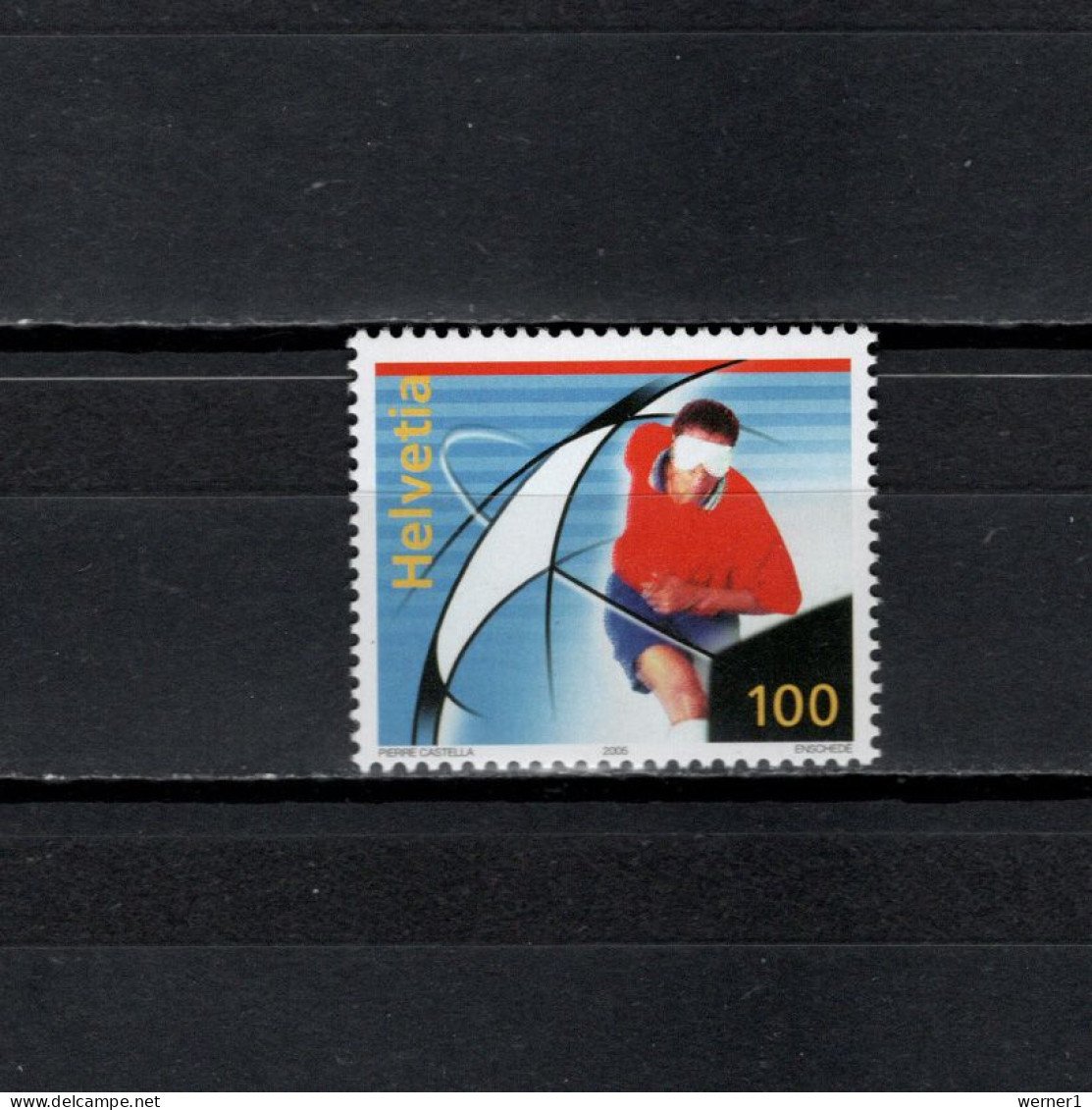 Switzerland 2005 Football Soccer European Championship Stamp MNH - Fußball-Europameisterschaft (UEFA)