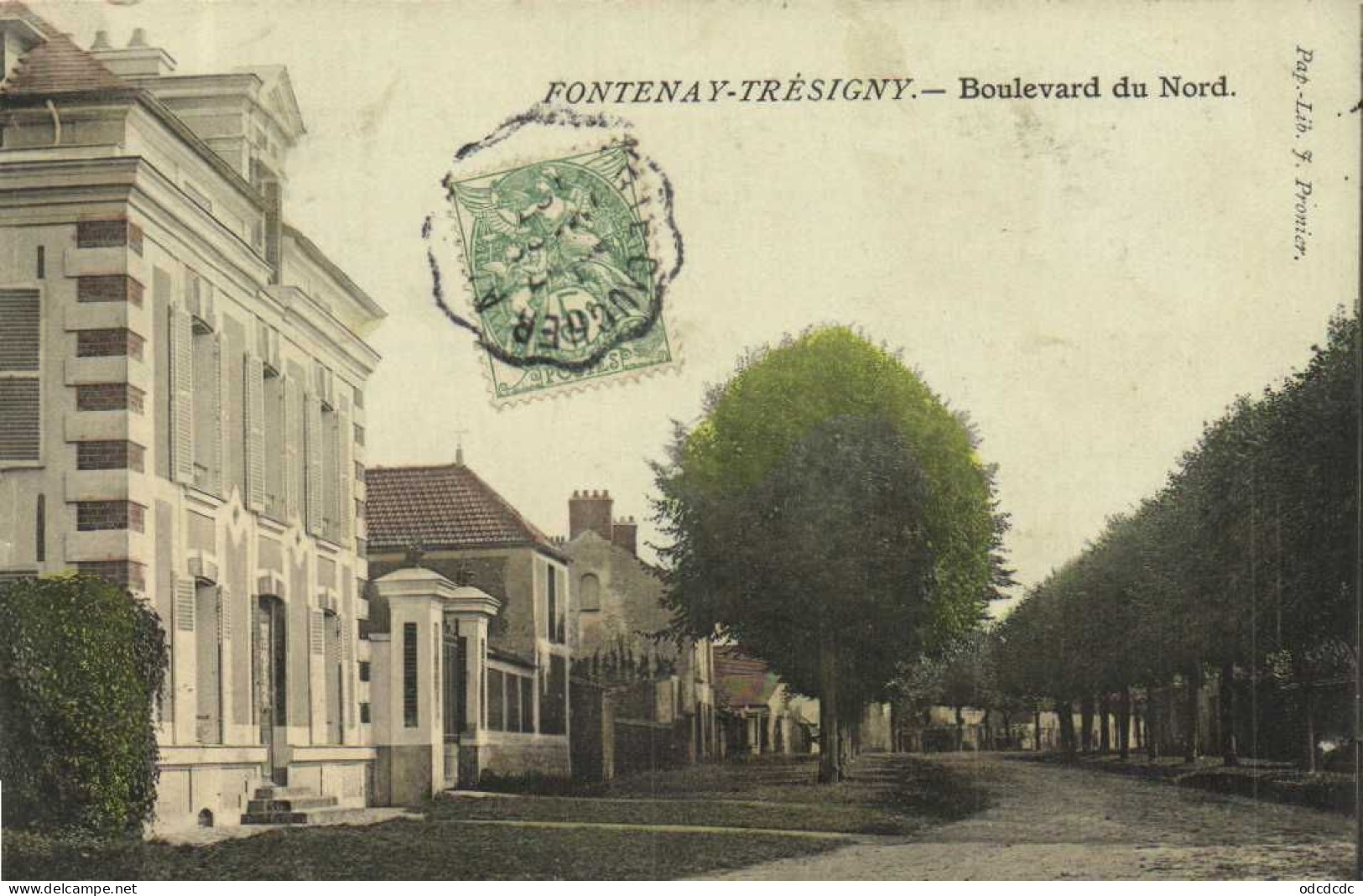 FONTENAY TRESIGNY  Boulevard Du Nord Colorisée RV - Fontenay Tresigny