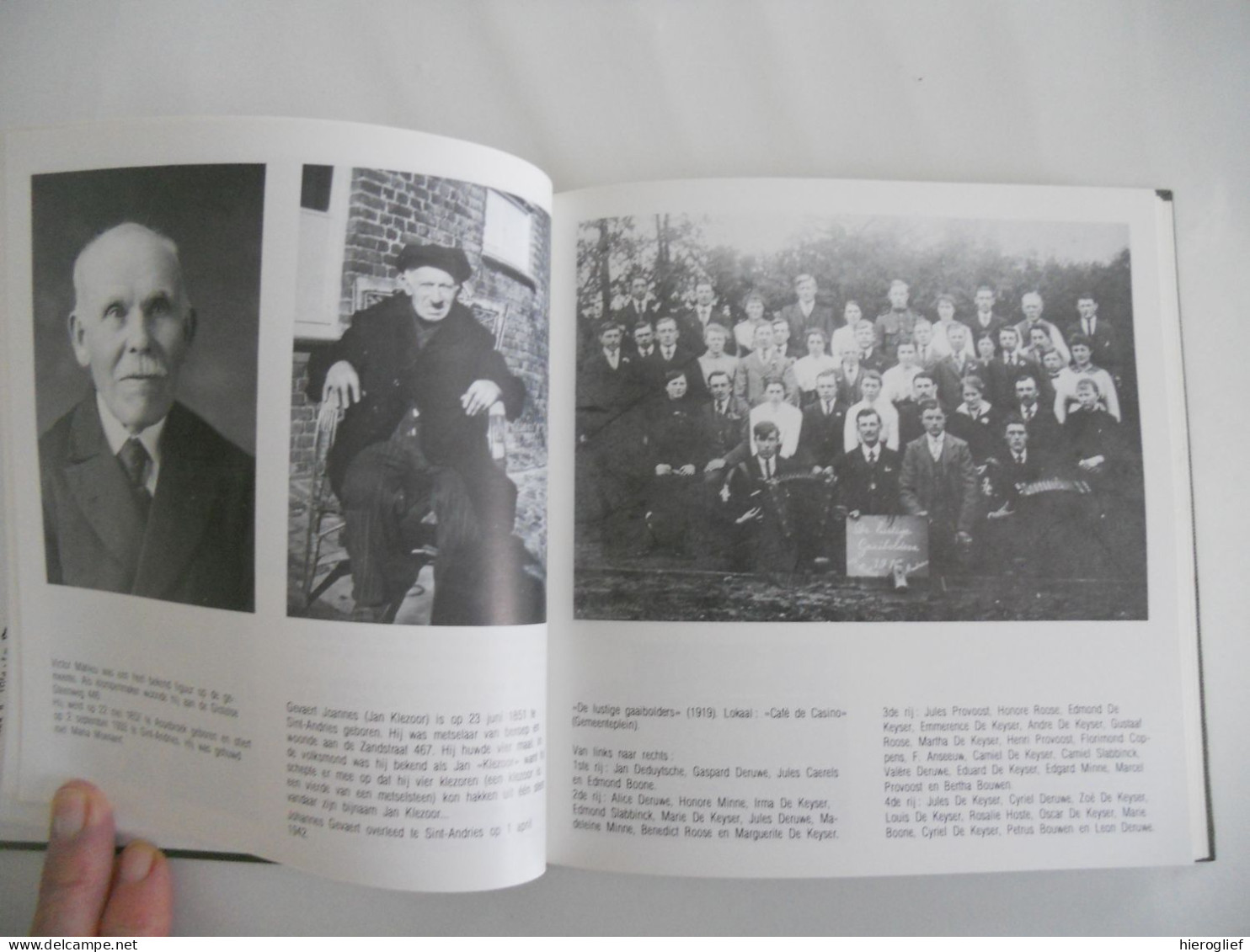 Goedendag uit Sint-Andries - kijkboek door Gerard Bossu Brugge 1983 volksleven heemkunde volkskunde folklore PK CP AK