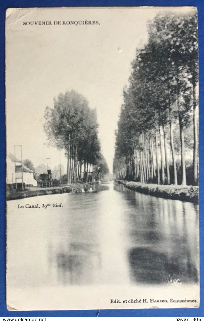 Ronquieres  1905   Le Canal 39 Eme Bief - Braine-le-Comte