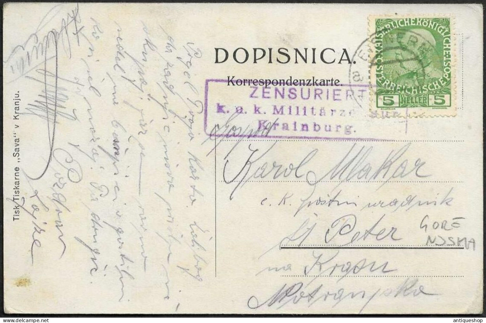 Slovenia-----Zali Log-----old Postcard - Slovénie