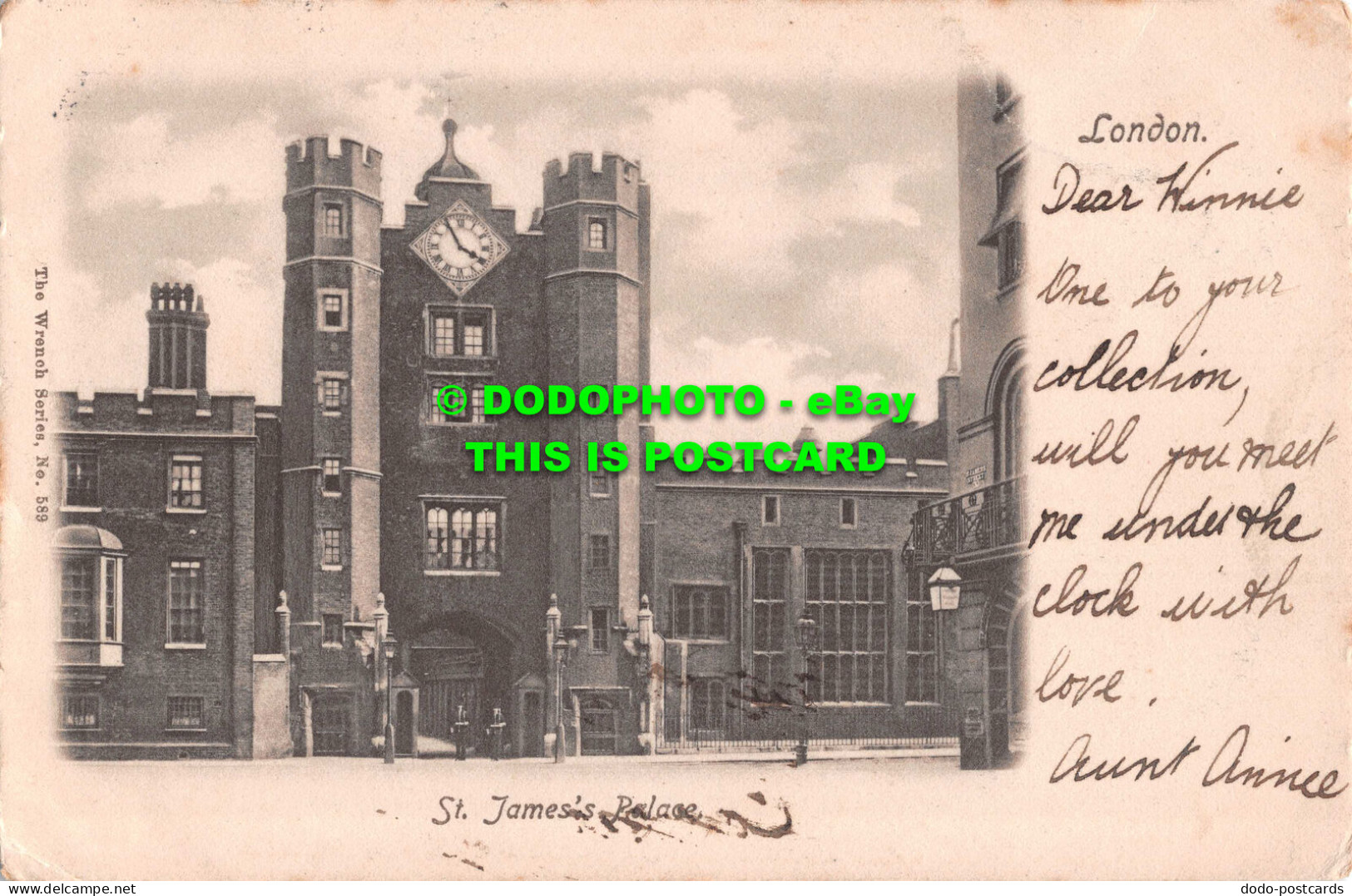 R538199 London. St. James Palace. Wrench Series. No. 589. 1904 - Otros & Sin Clasificación
