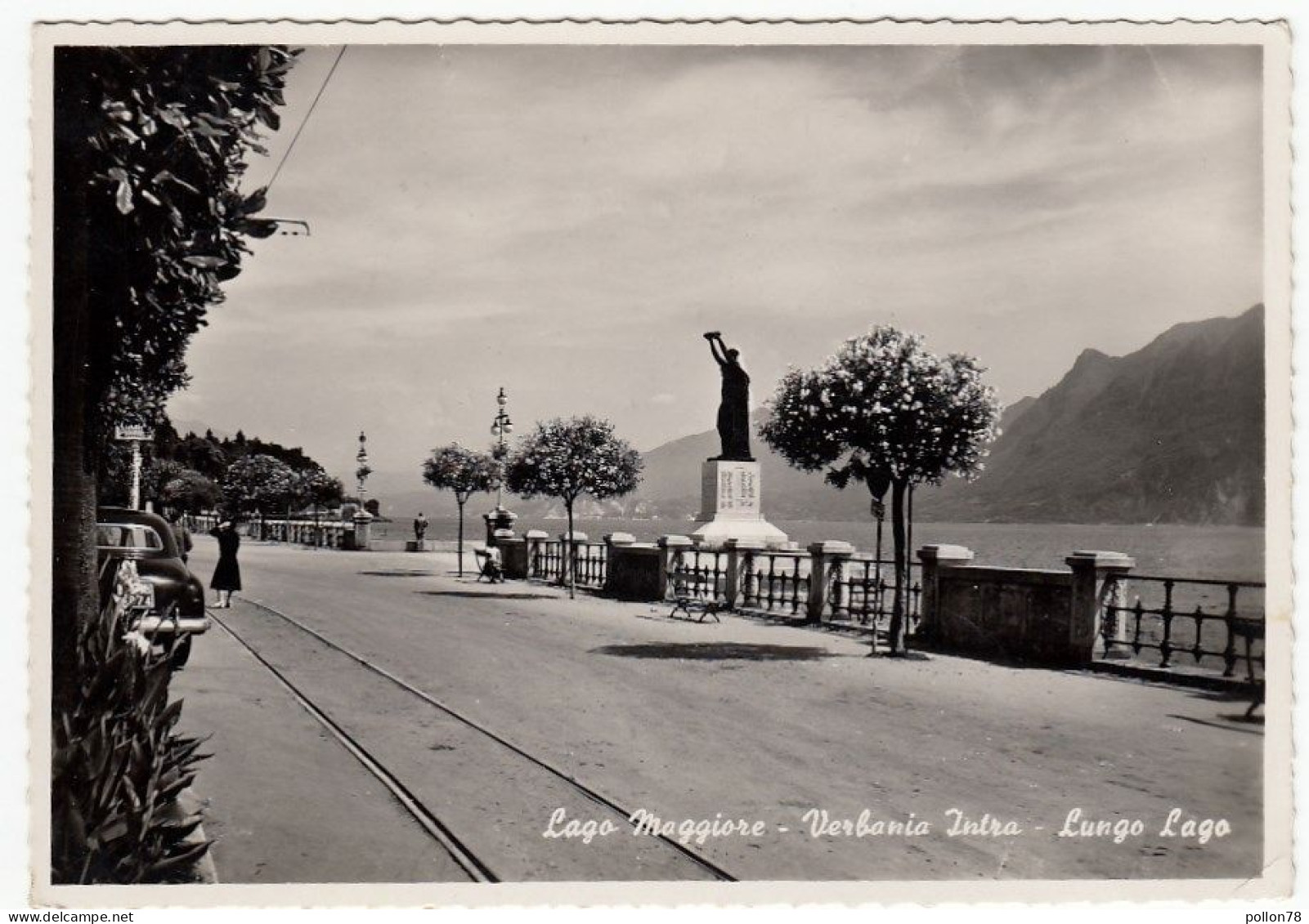 LAGO MAGGIORE - VERBANIA - INTRA - LUNGO LAGO - 1954 - Verbania