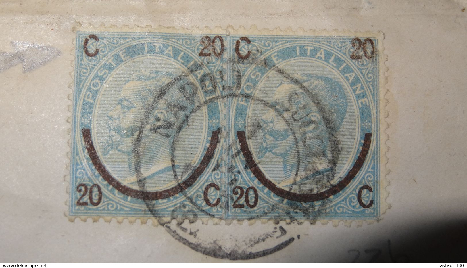 Enveloppe NAPOLI Succursale, PD - 1865  ........... Boite1 ........... 240424-35 - Poststempel