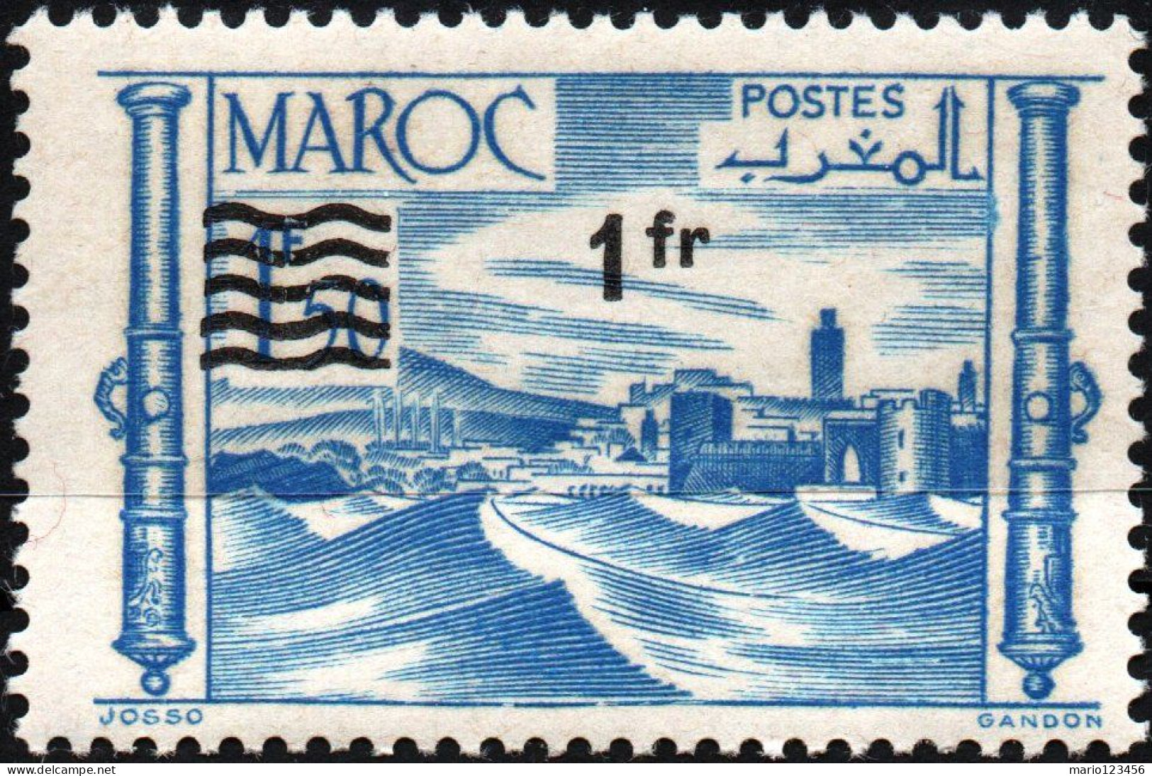 MAROCCO FRANCESE, FRENCH MOROCCO, LANDSCAPE, PAESAGGI, 1954, NUOVI (MNH**) Scott:FR-MA 293, Yt:MA 327 - Nuovi