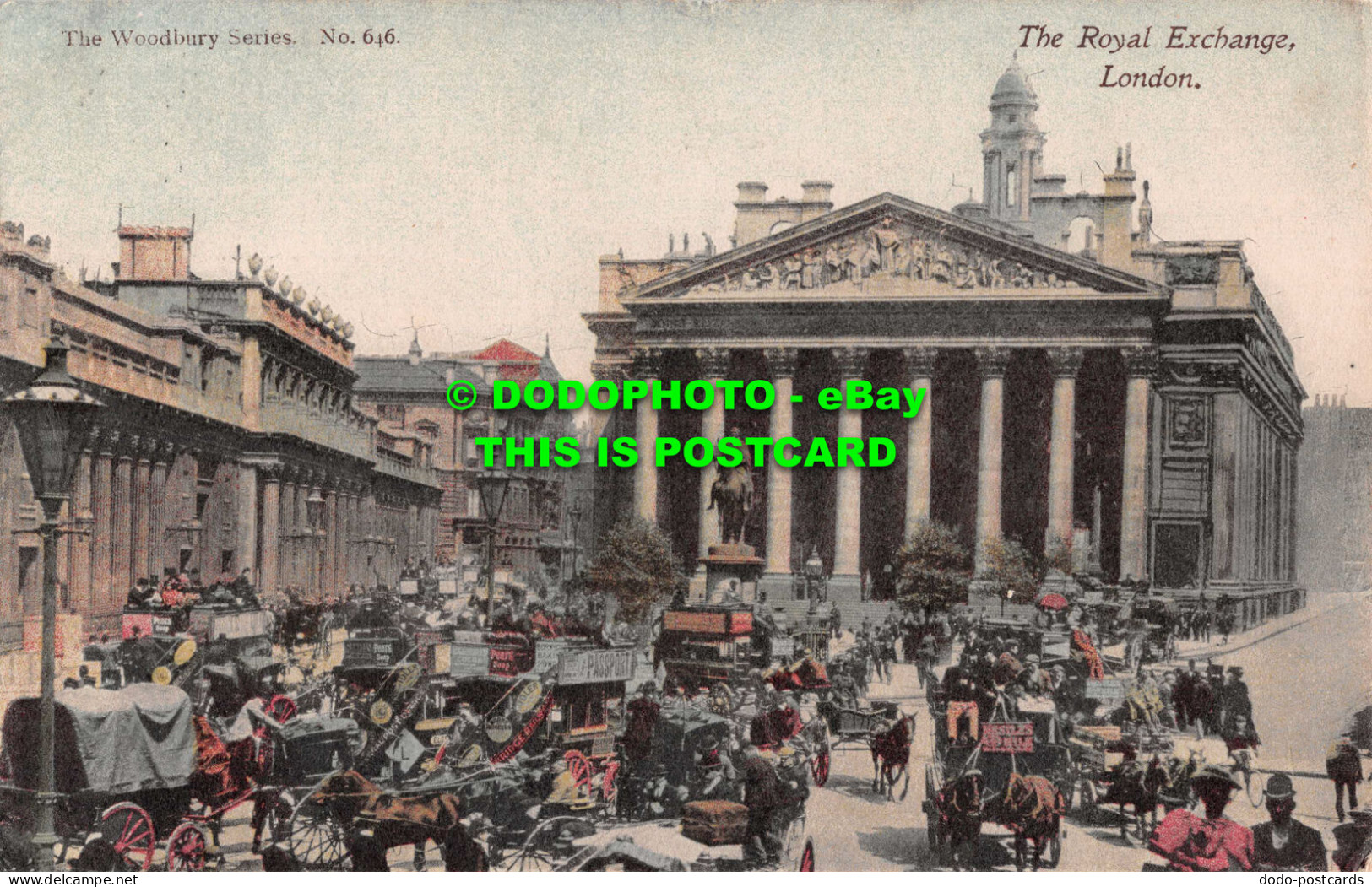 R538226 Royal Exchange. London. Woodbury Series. No. 646. 1905 - Sonstige & Ohne Zuordnung