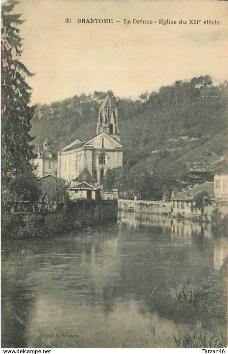 28.04.2024 - A - 30. BRANTOME La Drônne église Du XIIe S - Brantome