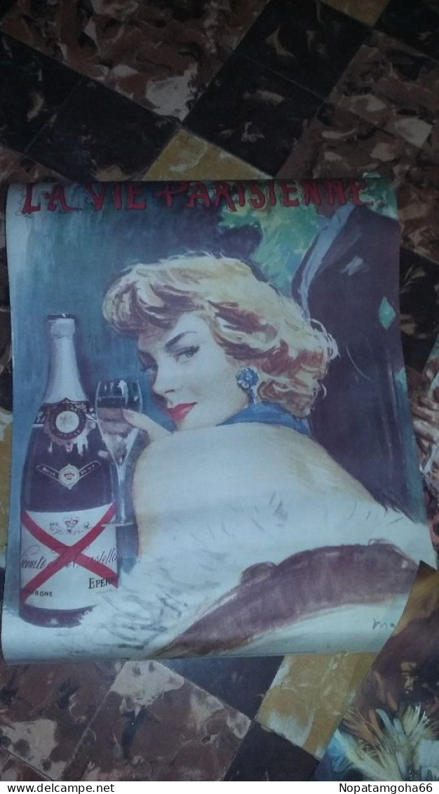 5 Affiches Vintage Champagne De Castellane - Manifesti