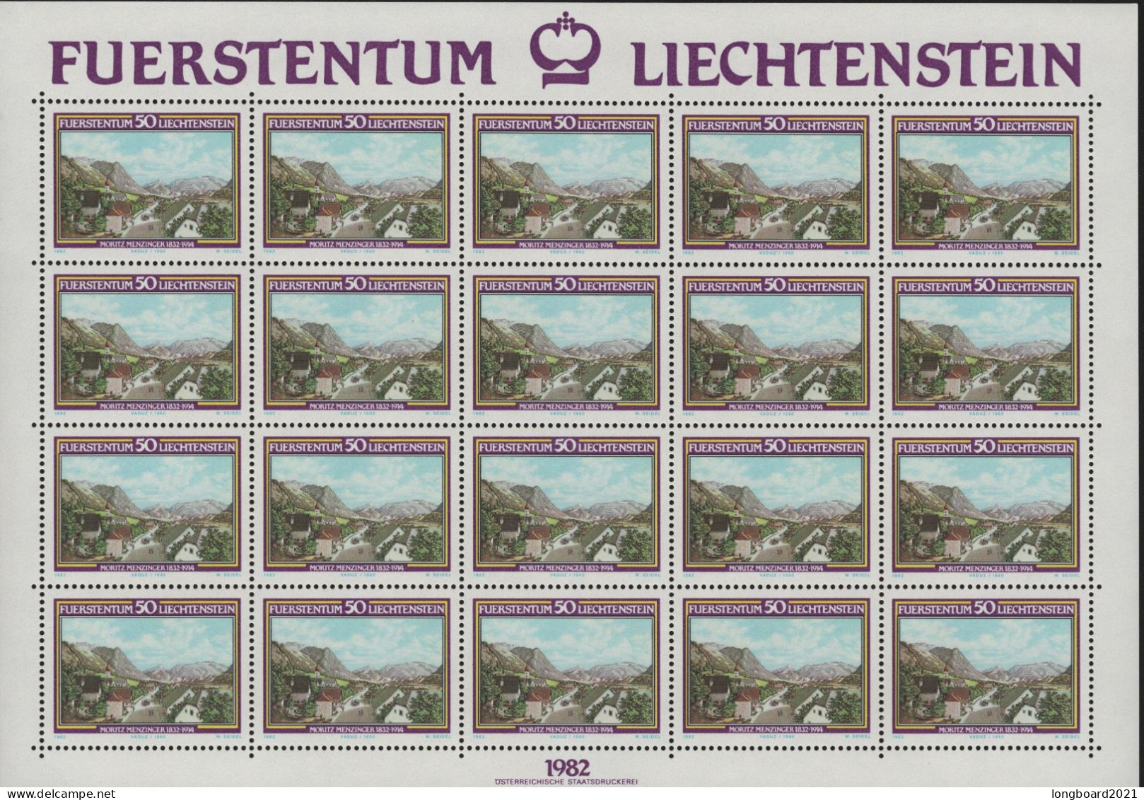 LIECHENSTEIN - KLEINE SAMMLUNG BLÖCKE 1967-1982 ** / L - Blocks & Sheetlets & Panes