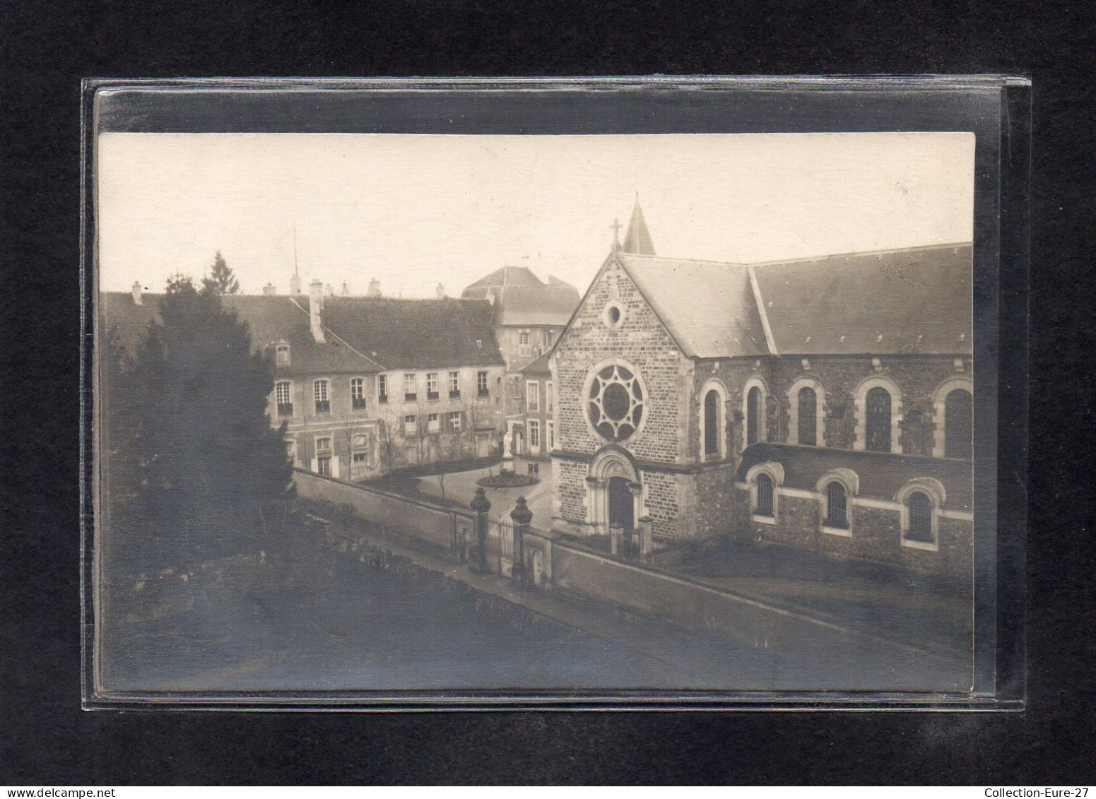 (28/04/24) 77-CPA JOUARRE - CARTE PHOTO ABBAYE - Other & Unclassified