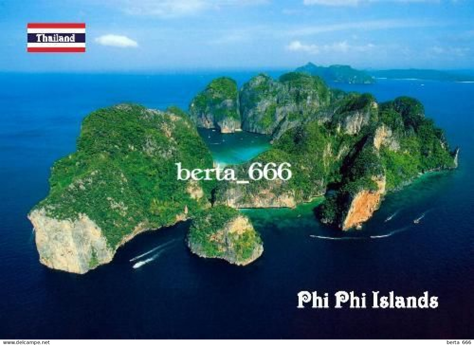 Thailand Phi Phi Islands Aerial View New Postcard - Tailandia