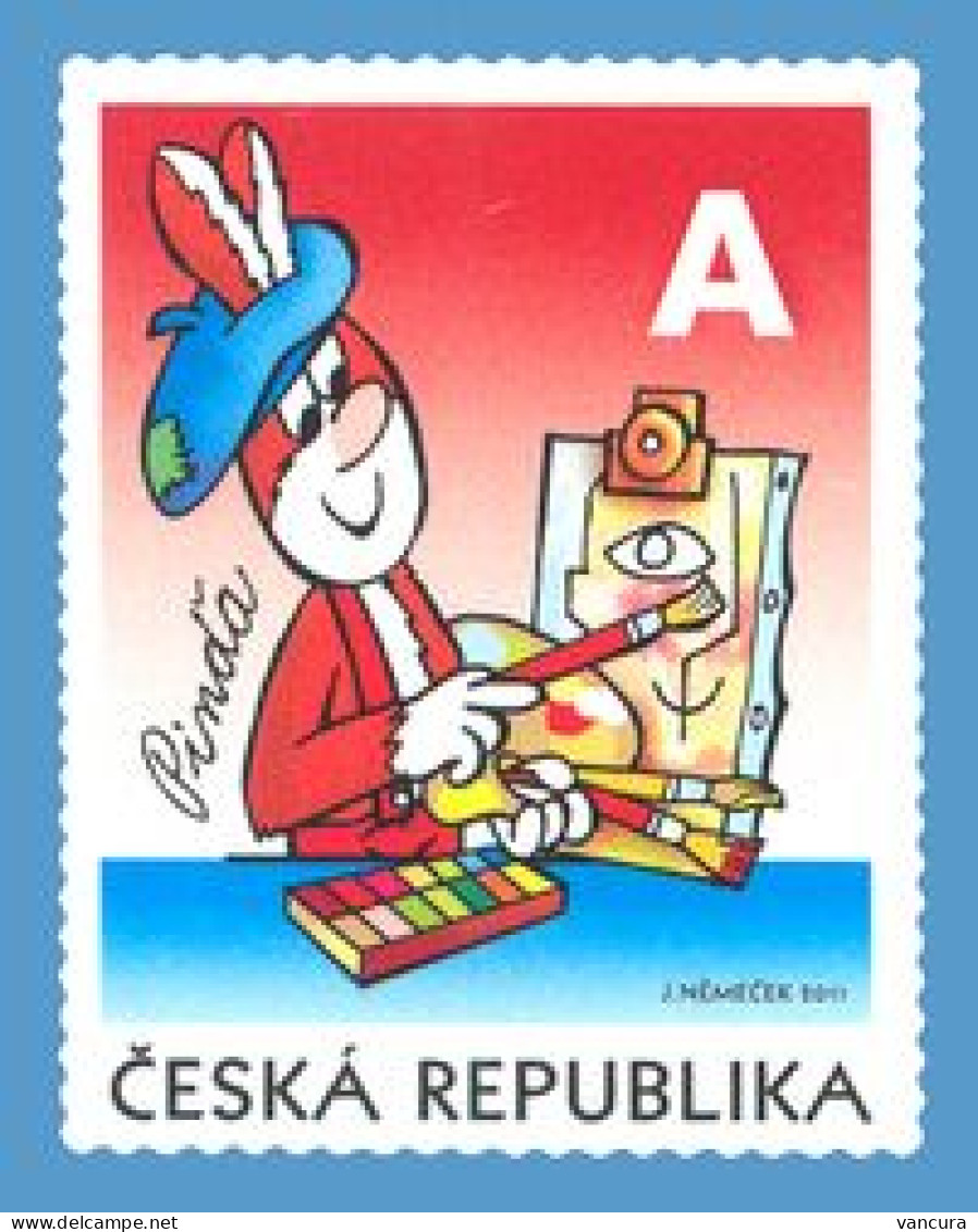 672 Czech Republic Pinda Of Ctyrlistek Four-Leaf Clover Cartoon 2011 - Bandes Dessinées