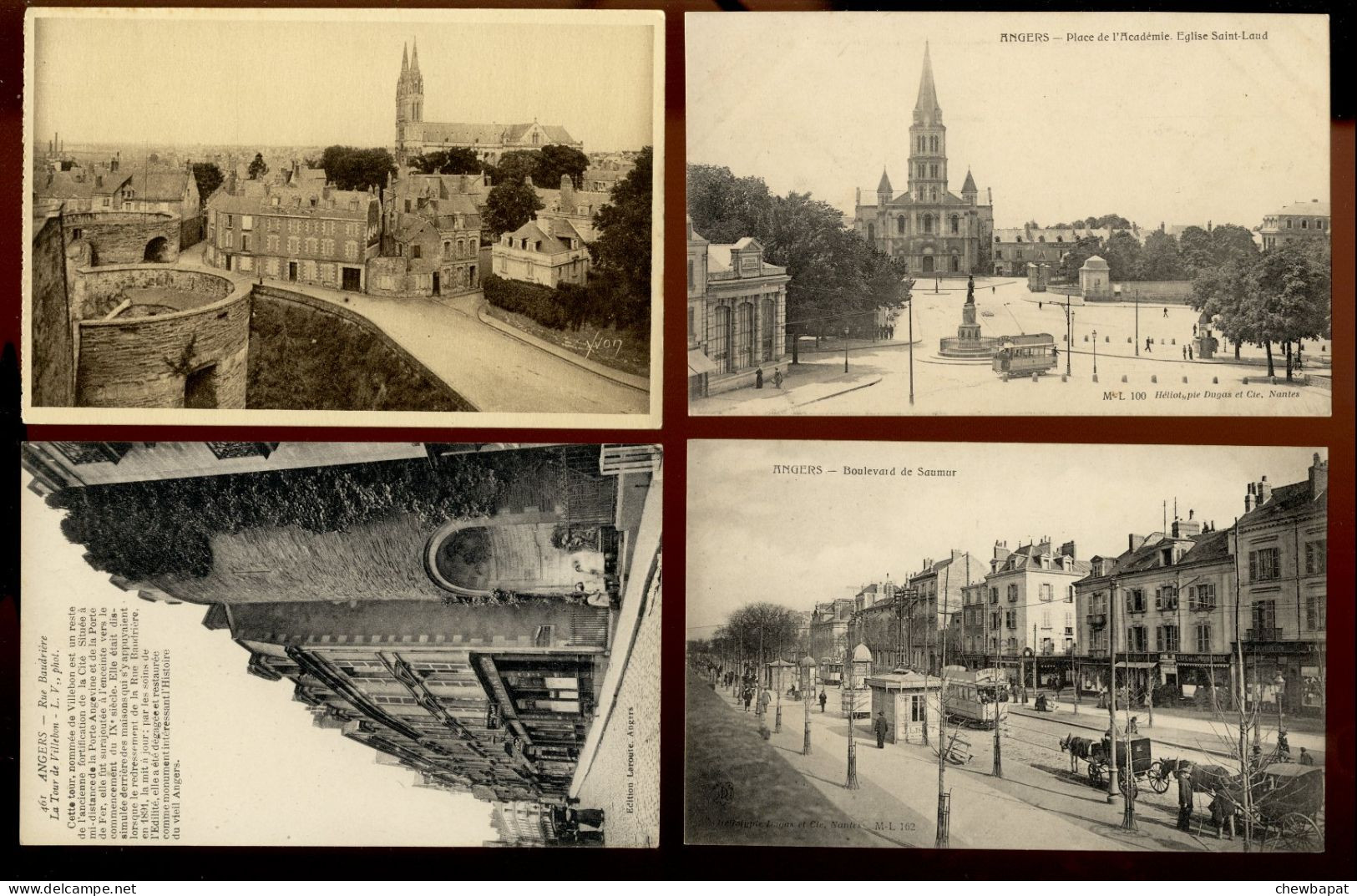 Angers - Lot De 12 Cartes - Toutes Scannées Recto Verso - 5 - 99 Postcards