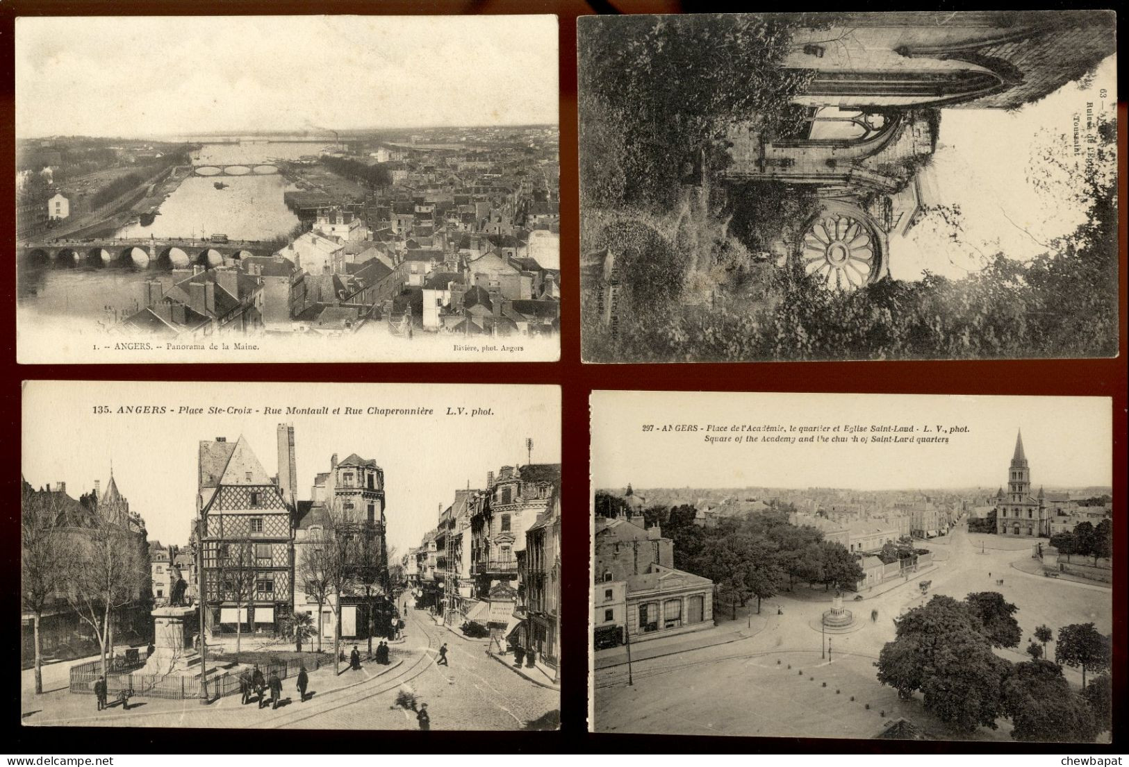 Angers - Lot De 12 Cartes - Toutes Scannées Recto Verso - 5 - 99 Postcards