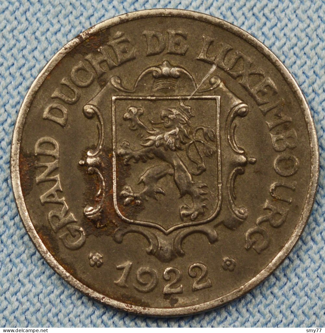 Luxembourg • 25 Centimes 1922 • Charlotte •  Luxemburg / Fer / Iron •  [24-691] - Luxembourg