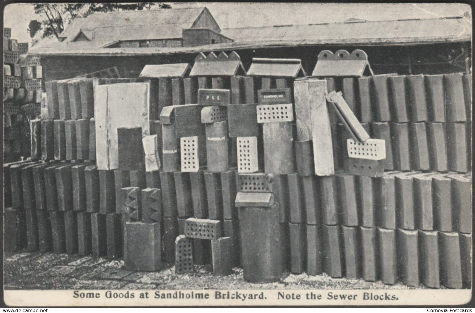 Some Goods At Sandholme Brickyard, Yorkshire, 1905 - Saltmarshe Postcard - Other & Unclassified