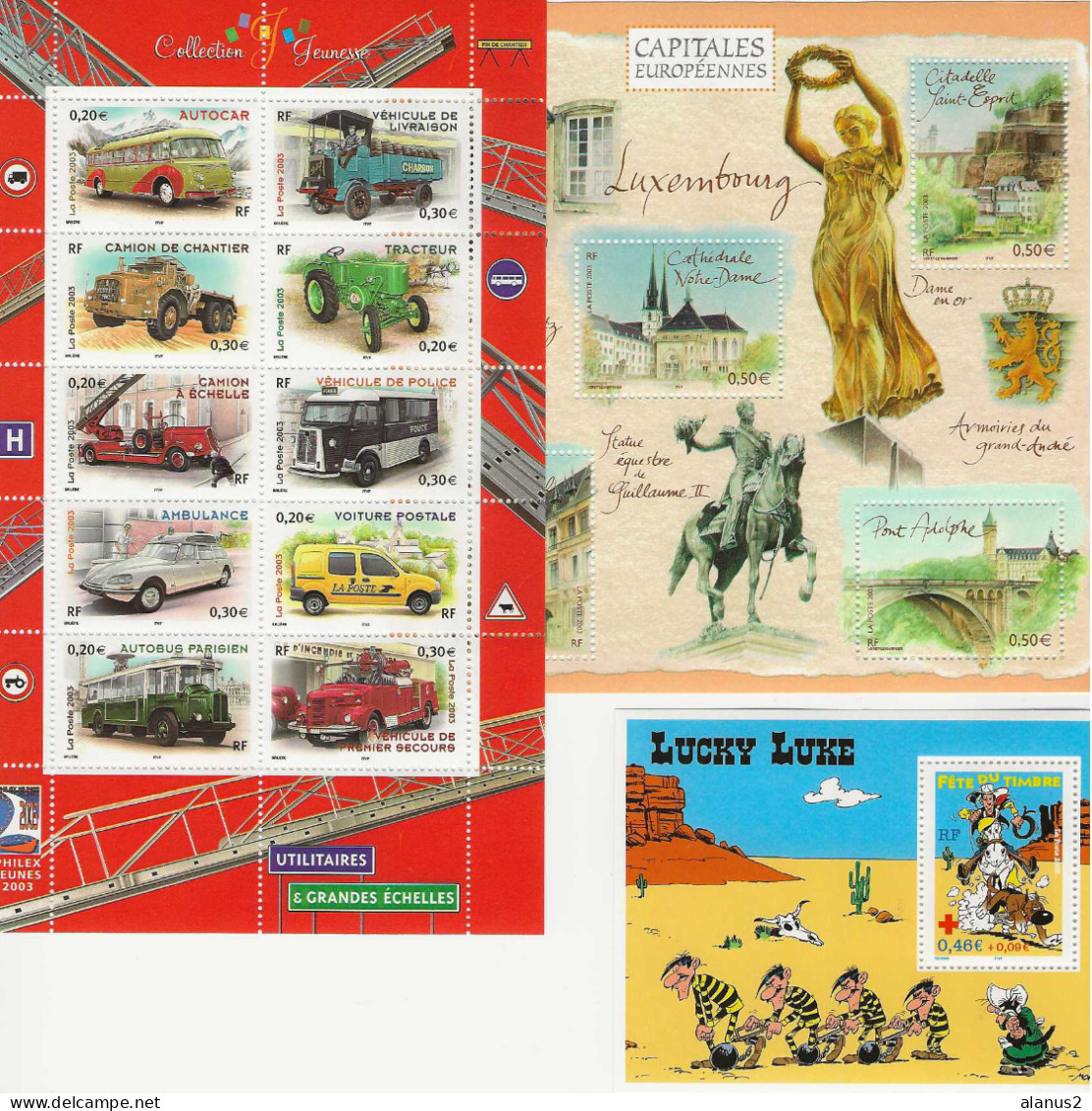 Lot N° 2 - Sous Faciale - France Neufs** 48 Feuillets Et 209 Timbres - Voir Détail - Port Gratuit - Ungebraucht