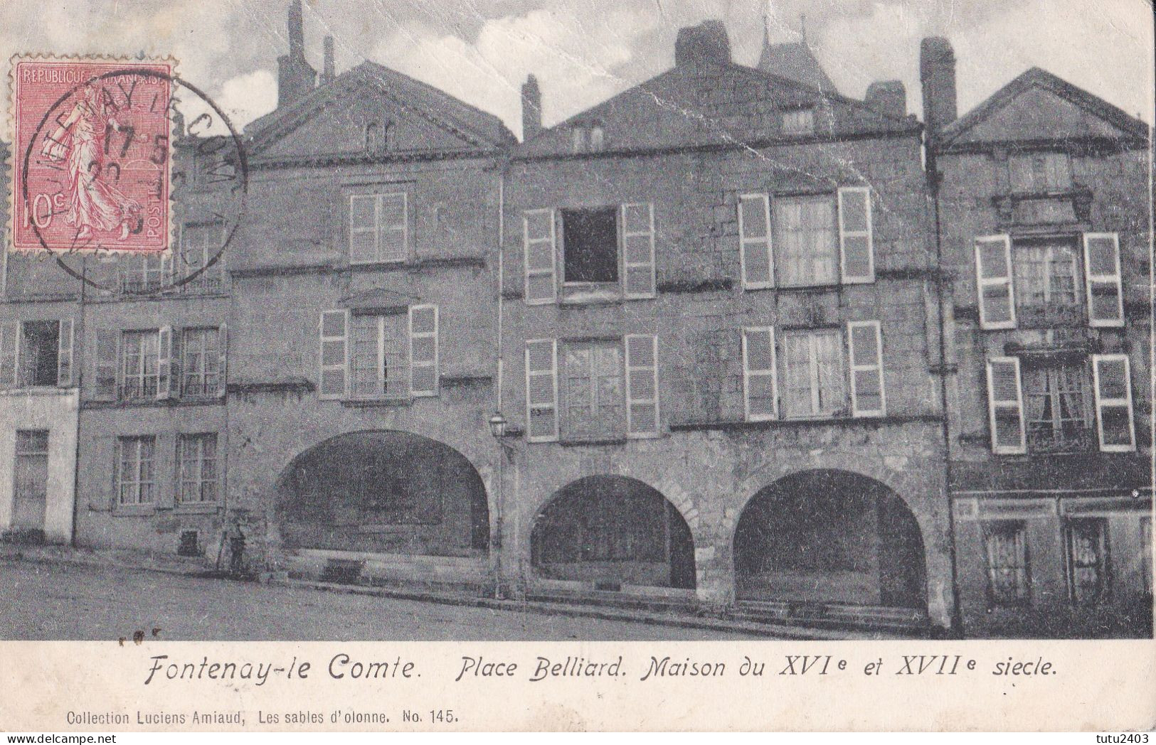 FONTENAY LE COMTE                           Place Belliard - Fontenay Le Comte