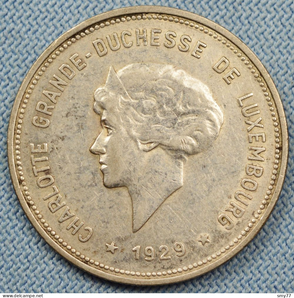 Luxembourg • 5 Francs 1929 • Charlotte •  Luxemburg •  [24-692] - Lussemburgo