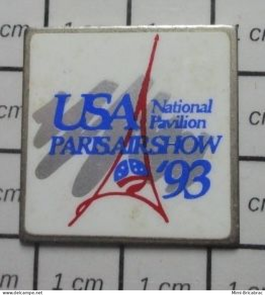 3517 Pin's Pins / Beau Et Rare / AVIATION / USA NATIONAL PAVILION PARIS AIR SHOW 93 - Vliegtuigen