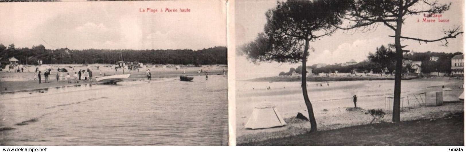 F 21558  Livret Feuillet 8 VUES Cartes Postales SAINT PALAIS Le BUREAU (VOIR  Scans) 1909 - Saint-Palais-sur-Mer