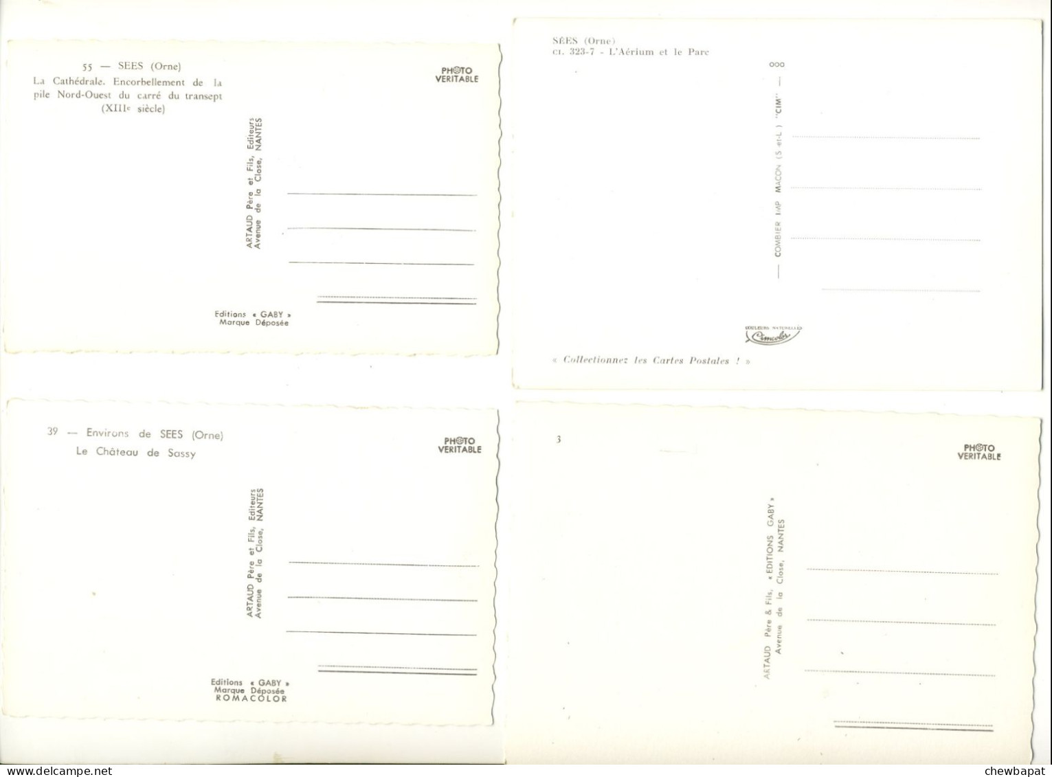 Sées Et Alençon - Lot De 8 Cartes - Toutes Scannées Recto Verso - 5 - 99 Postkaarten