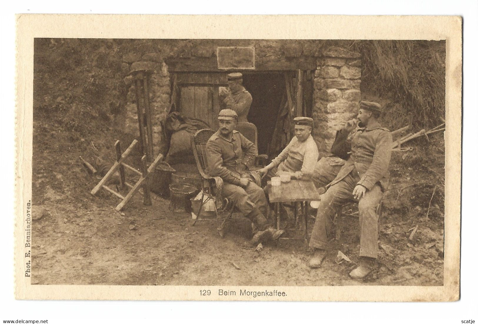 Hamburg  -  Druk Verlag.   -    Beim Morgenkaffee.   1914-1916 - War 1914-18