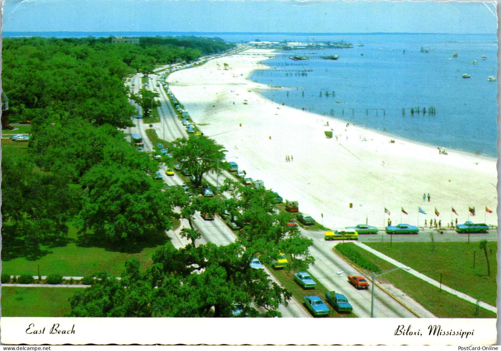 49898 - USA - Biloxi , Mississippi , East Beach - Gelaufen 1983 - Sonstige & Ohne Zuordnung