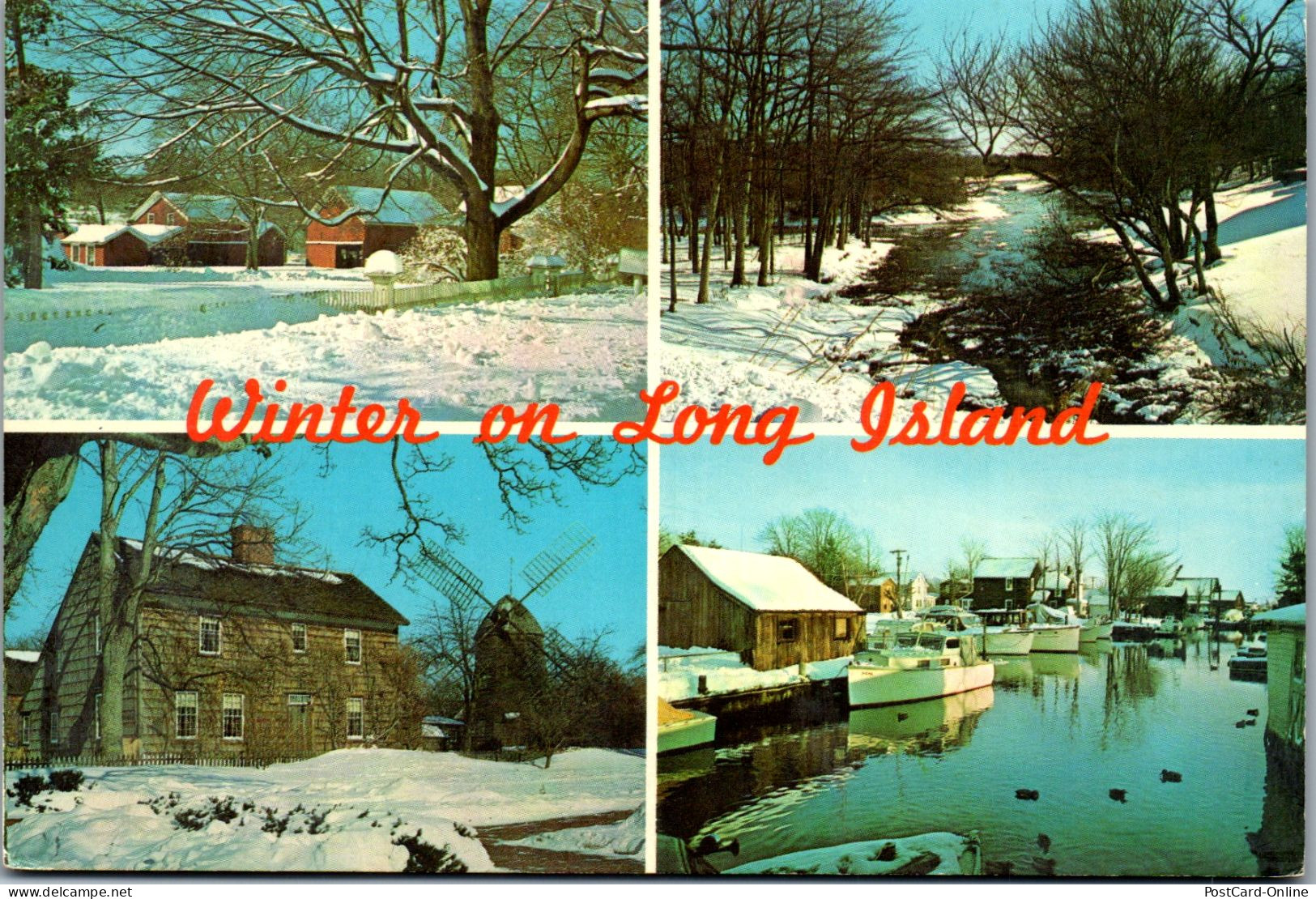 49881 - USA - Long Island , New York , Winter - Gelaufen 1982 - Long Island